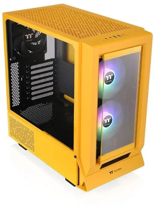 Корпус E-ATX Thermaltake Ceres 350 MX Bumblebee, Midi-Tower, без БП,  желтый [ca-1z3-00m4wn-00]